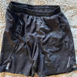 All in Motion running shorts (men size small) black